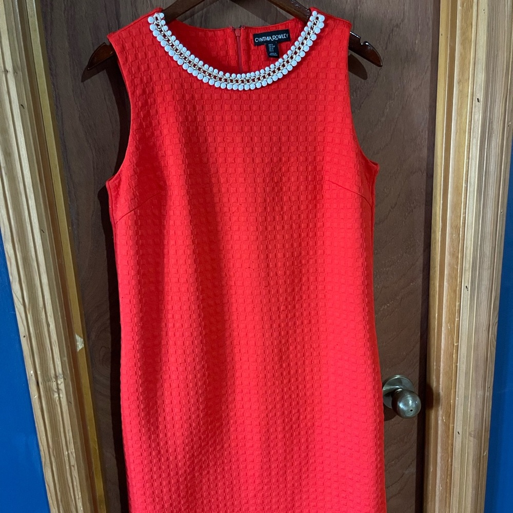Woman’s Red Dress